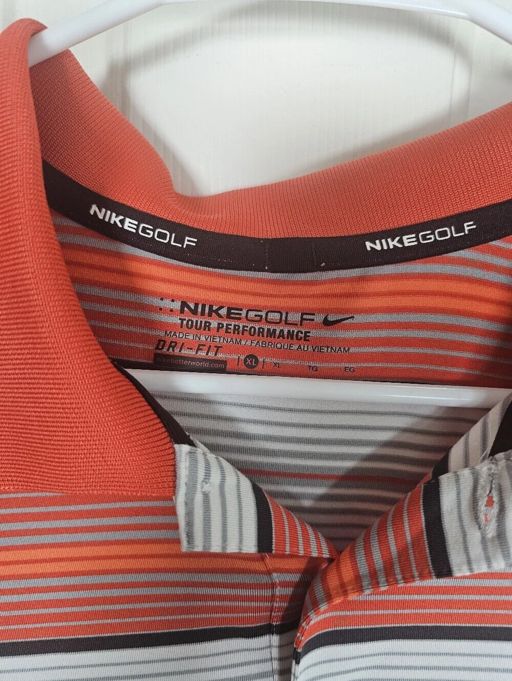 Nike Golf Tour Performance short sleeve polo shirt Size XL